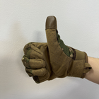 Тактичні перчатки з пальцями Gloves FF 5 мультикам М - зображення 3