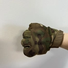 Тактические перчатки с пальцами Gloves FF 5 мультикам М - изображение 5