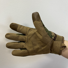 Тактичні перчатки з пальцями Gloves FF 5 мультикам М - зображення 10