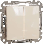 2-клавишный переключатель Schneider Electric Sedna Design Бежевый (SDD112108)