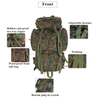 Тактический рюкзак на 100л BPT10-100 вудланд - изображение 3