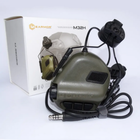 Навушники електронні для стрільби Тактичні Активні Шумозахисні Олива EARMOR M32-Н ARC Helmet Rails з можливістю підключення рації - зображення 4