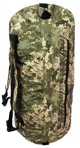 Большой армейский баул рюкзак два в одном Ukr military S1645294 108L Пиксель ВСУ - изображение 2