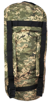 Великий армійський баул рюкзак два в одному Ukr military S1645294 108L Піксель ЗСУ - зображення 5