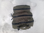 Військовий рюкзак на 60 літрів із системою MOLLE ЗСУ рюкзак колір олива - зображення 9
