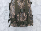 Рюкзак баул 100 литров военный тактический армейский баул цвет Пиксель 3249 - изображение 4