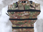 Військовий рюкзак на 60 літрів із системою MOLLE ЗСУ тактичний рюкзак колір мультикам - зображення 3