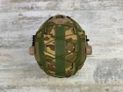 Кавер на каску ФАСТ розмір XL шолом чехол маскувальний на каску Fast армійський колір мультикам - зображення 6