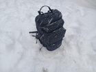 Военный рюкзак на 60 литров 55*35 см с системой MOLLE армейский ВСУ рюкзак цвет черный - изображение 8