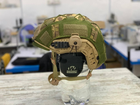Кавер на каску ФАСТ размер S шлем маскировочный чехол на каску Fast ЗСУ военный армейский цвет МУЛЬТИКАМ - изображение 4