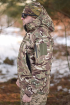 Тактична куртка Softshell армійська військова флісова куртка колір мультикам софтшел розмір 50 для ЗСУ - зображення 2