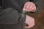 Тактична куртка Softshell армійська військова флісова куртка колір олива/хакі софтшел розмір 54 для ЗСУ - зображення 5