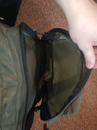 Военный рюкзак на 60 литров 55*35 см с системой MOLLE тактический рюкзак цвет Олива - изображение 8