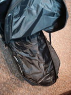 Військовий рюкзак на 60 літрів 55*35 см із системою MOLLE тактичний армійський рюкзак колір чорний для ЗСУ - зображення 7