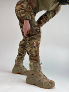 Военная тактическая форма комплект одежды G3 с защитными накладками Рип-стоп Мультикам L - изображение 9