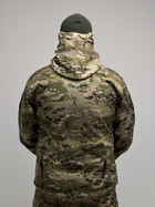 Військова тактична зимова куртка Softshell Зелений Мультикам L - зображення 6