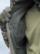Військова тактична зимова куртка Softshell Зелений Мультикам L - зображення 7