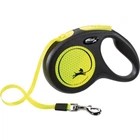 Поводок рулетка Flexi New NEON M 5м до 25кг неоновый желтый (TX-209321)
