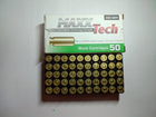 Пістолетні холості патрони Blank Cartridges MaxxTech 9 mm PAK steel case brass plated, 50 штук - зображення 4
