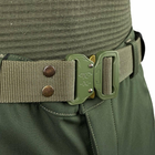 Ремінь тактичний Tactical Belt Олива, 120х4 см - изображение 9