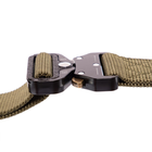 Ремінь тактичний Tactical Belt 125x3,8 см Олива - изображение 7