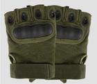 Перчатки тактические с открытыми пальцами ASC BL-X12 Хаки XL - изображение 2