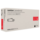 Латексные перчатки Mercator Santex Powdered размер L кремовые (50 пар) - изображение 1