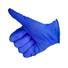 Нитриловые перчатки Mercator Nitrylex Basic размер XL синие (50 пар) - изображение 3