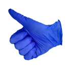 Нітрилові рукавички Mercator Nitrylex Basic розмір L сині (50 пар) - зображення 3