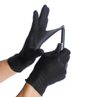 Нитриловые перчатки Mercator Nitrylex Black размер XL черные (50 пар) - изображение 3