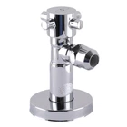 Кран напівобертовий кутовий з цангою Solomon 1/2″х 3/8″ Retro 7077 000002252