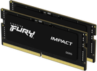 Оперативна памʼять Kingston Kingston Fury SODIMM DDR5-4800 32768MB PC5-38400 (Kit of 2x16384) Impact Black (KF548S38IBK2-32)