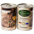 Вологий корм для кішок Baskerville Телятина 400 г