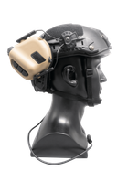 Активні навушники EARMOR M32H for ARC Helmet Rails койот - зображення 3