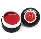 Гель-фарба CANNI 542 темно-червона, 5 ml