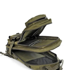 Армійський рюкзак 35 літрів чоловічий оливковий військовий солдатський TL32405 - зображення 3