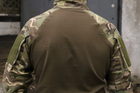 Тактичний військовий одяг. Чоловіча бойова сорочка Убакс (UBACS ) з довгим рукавом мультикам розмір 68 (BEZ-2211) - изображение 4