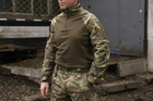 Тактичний військовий одяг. Чоловіча бойова сорочка Убакс (UBACS) з довгим рукавом мультикам розмір 58 (BEZ-2211) - зображення 3