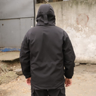 Тактична куртка Softshell. Куртка Софтшелл Haunt-Hanter. Розмір 54 чорний (0016К-1) - зображення 3