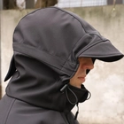 Тактична куртка Softshell. Куртка Софтшелл Haunt-Hanter. Розмір 54 чорний (0016К-1) - зображення 4