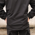 Тактична куртка Softshell. Куртка Софтшелл Haunt-Hanter. Розмір 56 чорний (0016К-1) - зображення 9