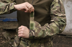 Тактичний військовий одяг. Чоловіча бойова сорочка Убакс (UBACS ) з довгим рукавом мультикам розмір 54 (BEZ-2211) - изображение 9