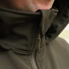 Тактична куртка Softshell. Куртка камуфляжна Софтшелл Haunt-Hanter. Розмір 58 олива (0016К-О) - зображення 6