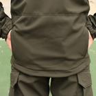 Тактична куртка Softshell. Куртка камуфляжна Софтшелл Haunt-Hanter. Розмір 58 олива (0016К-О) - зображення 12