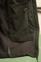 Тактична куртка Softshell. Куртка камуфляжна Софтшелл Haunt-Hanter. Розмір 56 олива (0016К-О) - зображення 13