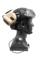 Активные наушники EARMOR M32H for ARC Helmet Rails койот - изображение 3