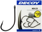 Крючок Decoy KR-23 Black Nickeled 01, 10 шт / уп