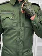 Тактичний військовий костюм M16 ( Рубашка + Штани ), Камуфляж: Олива, Розмір: L - зображення 4