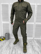 Тактичний військовий костюм Nation ( Китель + Штани ), Камуфляж: Олива, Розмір: XXL - зображення 1