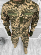 Тактическая военная форма комплект Уставной ГОСТ ( Китель + Штаны ), Камуфляж: Пиксель ВСУ, Размер: XXXL - изображение 3